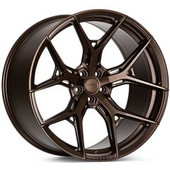 Staggered Full Set: Vossen HF-5 Satin Bronze (Hybrid Forged)