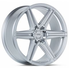 20x9.5 Vossen HF6-2 Silver Machined (Hybrid Forged) (Deep Concave) 6x135 15mm