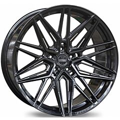 Staggered Full Set: Vossen HF-7 Gloss Black (Hybrid Forged)