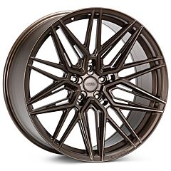 Staggered Full Set: Vossen HF-7 Satin Bronze (Hybrid Forged)