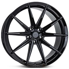 Staggered Full Set: Vossen HFX-2 Gloss Black (Hybrid Forged)