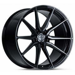 Staggered Full Set: Vossen HF-3 Gloss Black w/ Double Tint (Hybrid Forged)