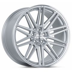 Staggered Full Set: Vossen CV10 Silver Machined