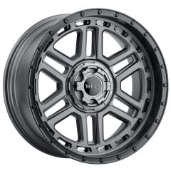 20x10 Weld Off-Road Crux W221 Satin Gunmetal w/ Satin Black Lip (Rotary Forged) 6x135 6x5.5/139.7 13mm