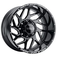 20x9 Weld Off-Road Fulcrum W117 Gloss Black Milled (Rotary Forged) 6x135 6x5.5/139.7 0mm