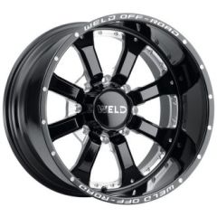 20x9 Weld Off-Road Granada Eight W125 Gloss Black Milled (Rotary Forged) 8x170 0mm