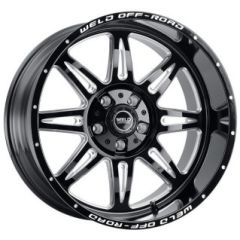 20x9 Weld Off-Road Cheyenne W132 Gloss Black Milled (Rotary Forged) 6x135 6x5.5/139.7 20mm
