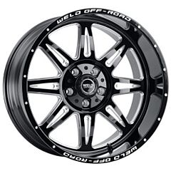20x9 Weld Off-Road Cheyenne W132 Gloss Black Milled (Rotary Forged) 8x180 0mm