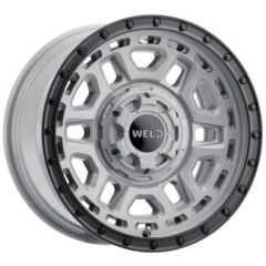 17x9 Weld Off-Road Crux W169 Gloss Armor Gray w/ Satin Black Lip (Rotary Forged) 5x5.5/139.7 5x150 0mm
