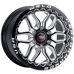 20x10 Weld Performance Laguna 6 Beadlock S903 Gloss Black Milled Machined (Rotary Formed) 6x135 38mm