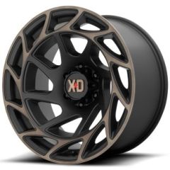 (Clearance - No Returns) 22x12 XD Series XD860 Onslaught Satin Black w/ Bronze Tint (* May Require Trimming) 8x6.5/165 -44mm