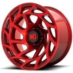 (Clearance - No Returns) 22x12 XD Series XD860 Onslaught Candy Red  (* May Require Trimming) 5x5/127 -44mm