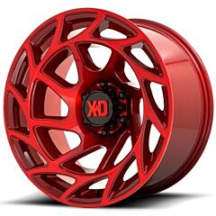 (Clearance - No Returns) 20x12 XD Series XD860 Onslaught Candy Red (* May Require Trimming) 8x170 -44mm