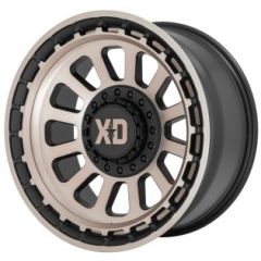 (Clearance - No Returns) 17x9 XD Series XD856 Omega Satin Black w/ Bronze Tint 5x5/127 5x5.5/139.7 -12mm