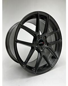 Staggered Full Set: Ace Alloy AFF02 Space Gray Brushed Tint for Chevy Corvette C6 C7