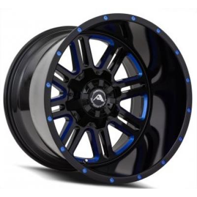 Category American Off-Road A106 Black Blue Milled (Dual Stage Forged) image