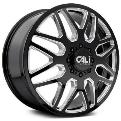Category Cali Off-Road Invader 9115D Gloss Black w/ Milled Spokes Dually image