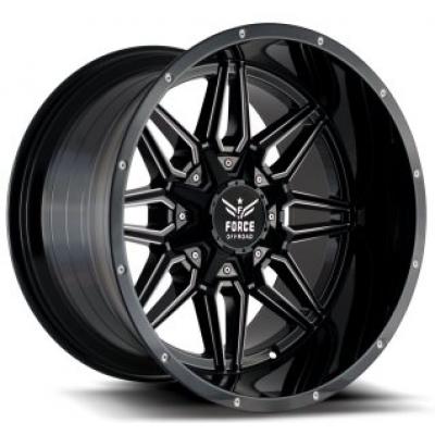 Category Force Off-Road F10 Gloss Black Milled image