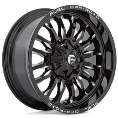 Category Fuel Off-Road Arc Gloss Black Milled D795 image