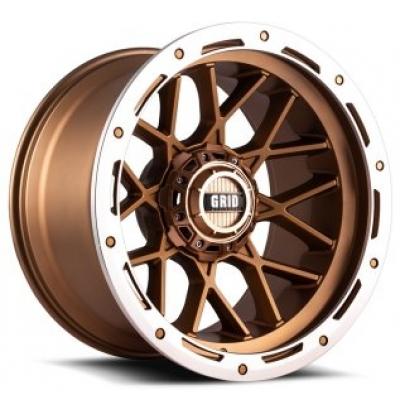 Category GRID Off-Road GD13 Matte Bronze w/ Machined Lip image