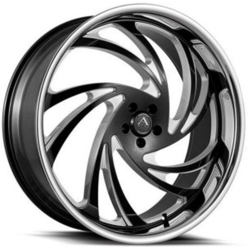 Category AZAD AZ DRIP Gloss Black Milled w/ Chrome Stainless Steel Lip image