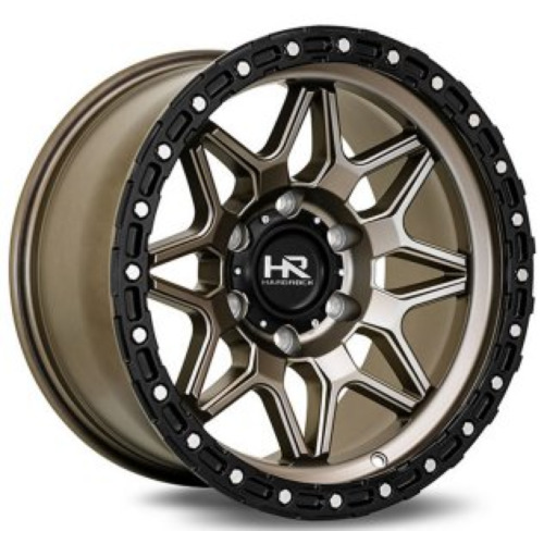 Category Hardrock Off-Road H105 Matte Bronze w/ Matte Black Lip Ring image