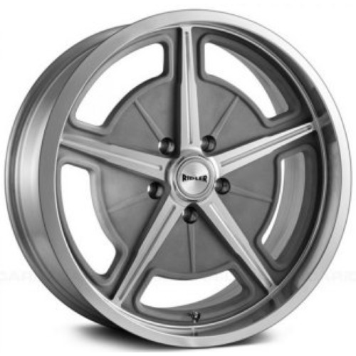 Category Ridler 605 Gray Machined Spokes & Lip image