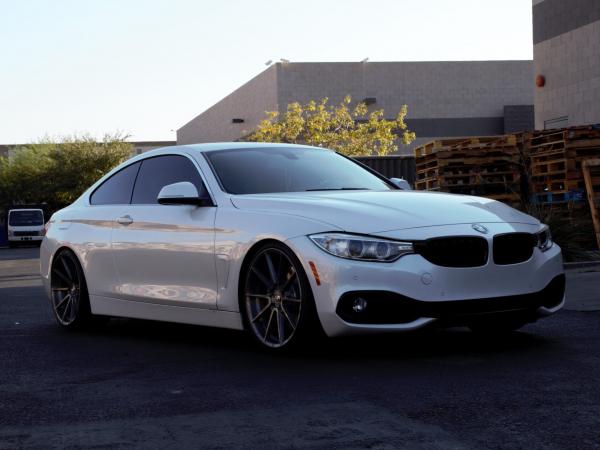 Staggered 20 inch Variant Argon Brushed Titanium on 2016 BMW 4351