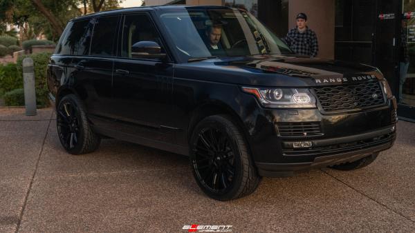 22 Inch Savini BM13 in All Gloss Black on a 2014 Land Rover Range Rover Supercharged*
