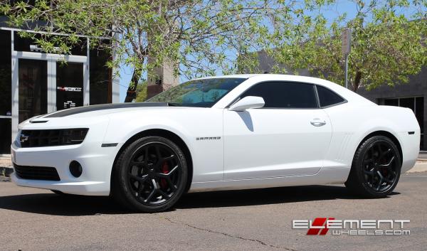 20x10 and 20x11 Gloss Black MRR 228 on 2016 Chevy Camaro SS w/ Specs