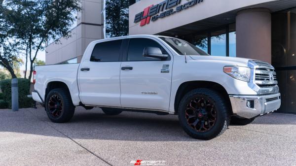 20 Inch Fuel Off-Road Assault in Matte Black on a 2017 Toyota Tundra