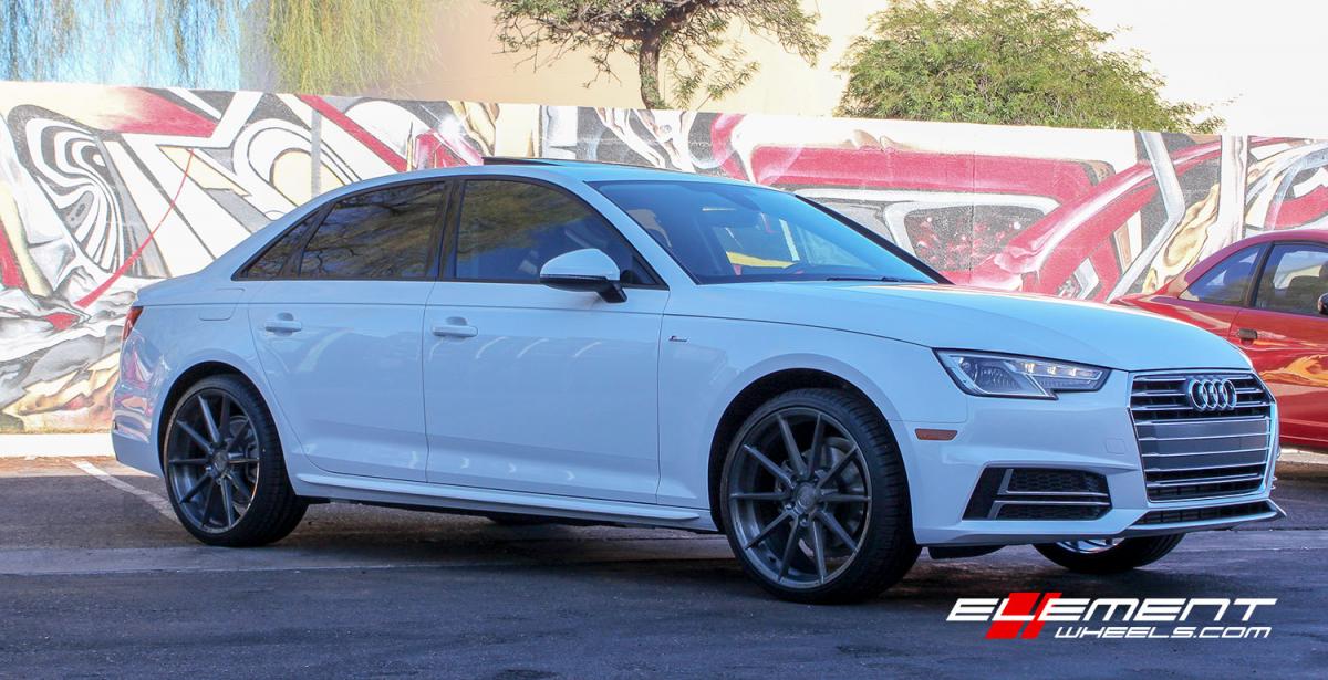 20 inch Variant Argon Brushed Titanium on Audi A4 2.0T