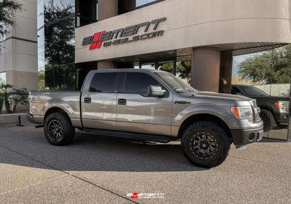 18 Inch Fuel Offroad Vandal in Gloss Black Milled on a 2013 Ford F-150