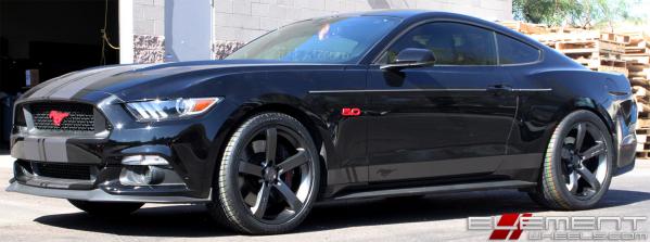 20 inch Staggered MRR VP5 Matte Graphite on a 15 Ford Mustang w/ Specs