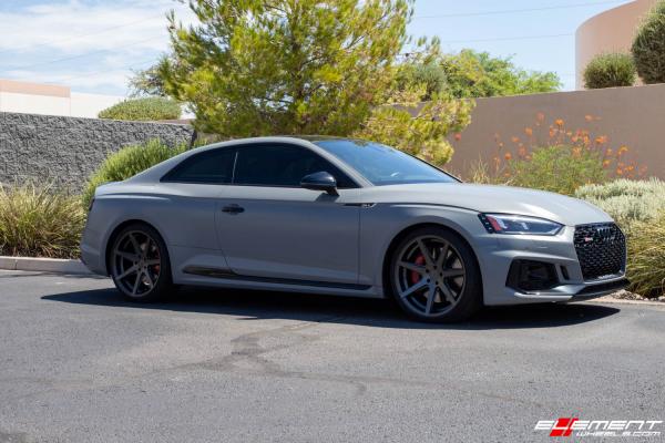 20 Inch Rohana RC7 in Matte Graphite on a 2018 Audi RS5