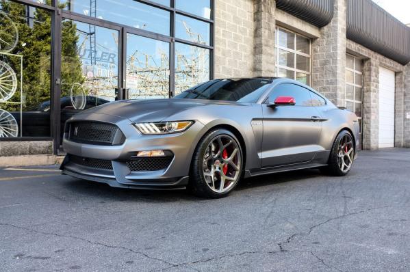 20" Staggered Forged Vossen Wheels on Shelby GT350