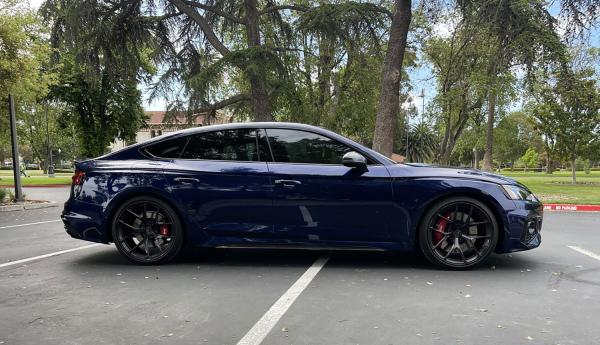 20 inch BC Forged RZ21 Brushed Black on a 2022 Audi RS5