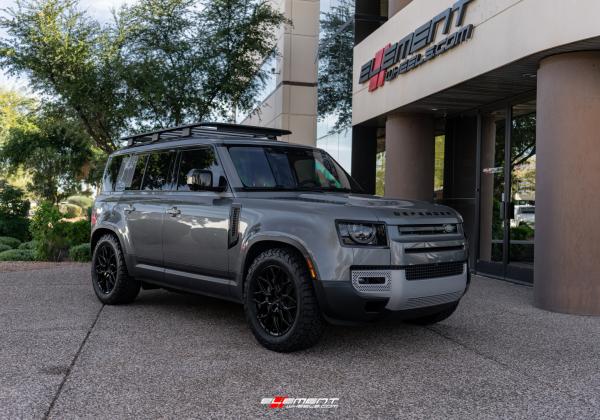 20 Inch Vossen HF-2 Gloss Black on a 2020 Land Rover Defender