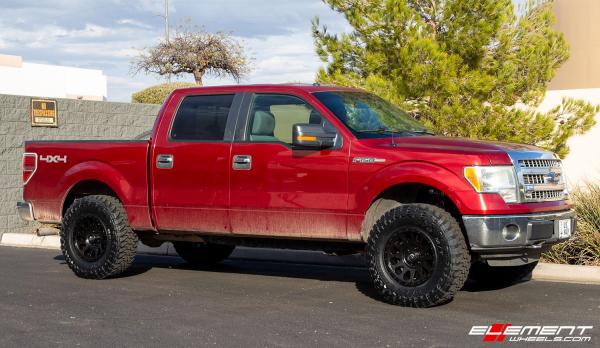 18 inch Fuel Off-Road Vector Matte Black D579 on a 2013 Ford F-150 4x4