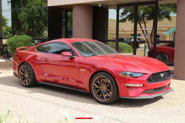 20 inch Variant Radon Satin Bronze on a 2020 Ford Mustang GT