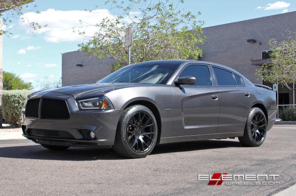 20 inch Hellcat Replica Wheels on 2013 Dodge Charger RT w/ Specs
