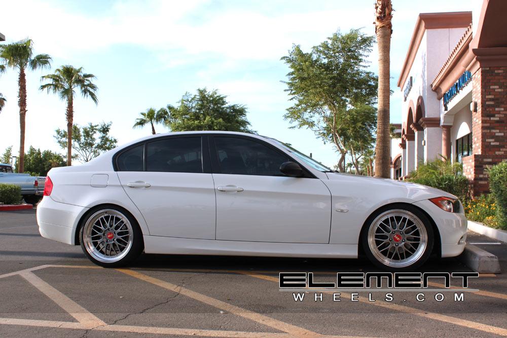 Eurotek 03 Wheels on BMW E90 3 Series w/ Specs Element Wheels