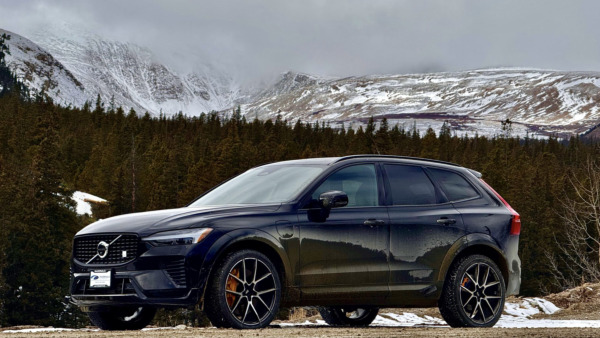 21 inch Savini BM14 Gloss Black in Gloss Black w/ Machined Face on a 2025 Volvo XC60 Polestar