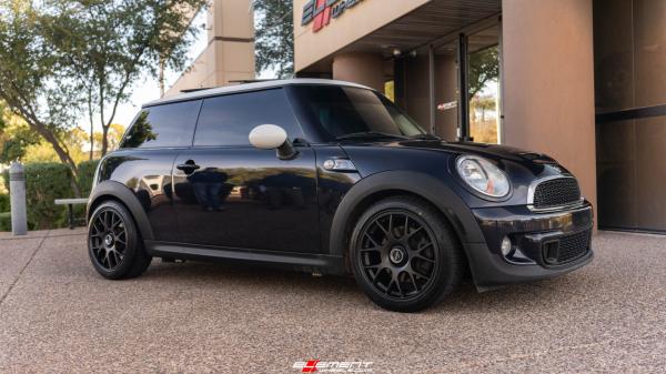 17 Inch Fifteen52 Apex in Frosted Graphite on a 2012 Mini Cooper S