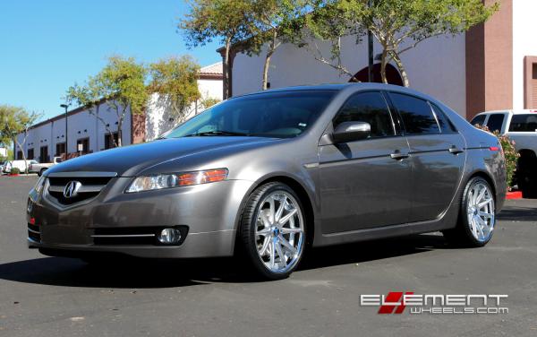 Rohana RC10 19" Staggered on 2007 Acura TL w/ Specs