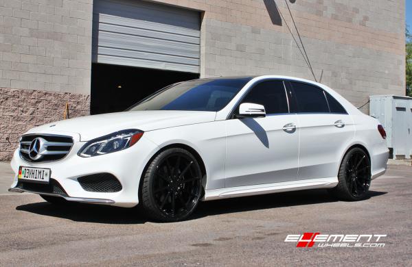 20 inch Staggered Variant Argon Wheels on 2015 Mercedes E350 E Class