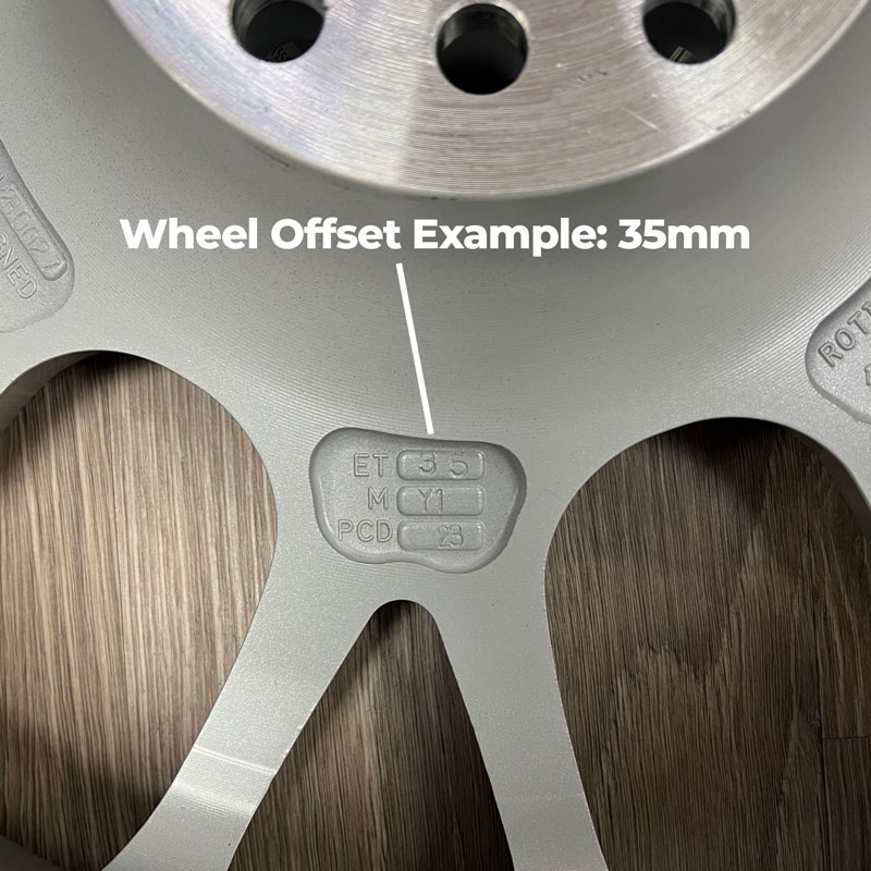 Where is my wheel offset and bolt pattern